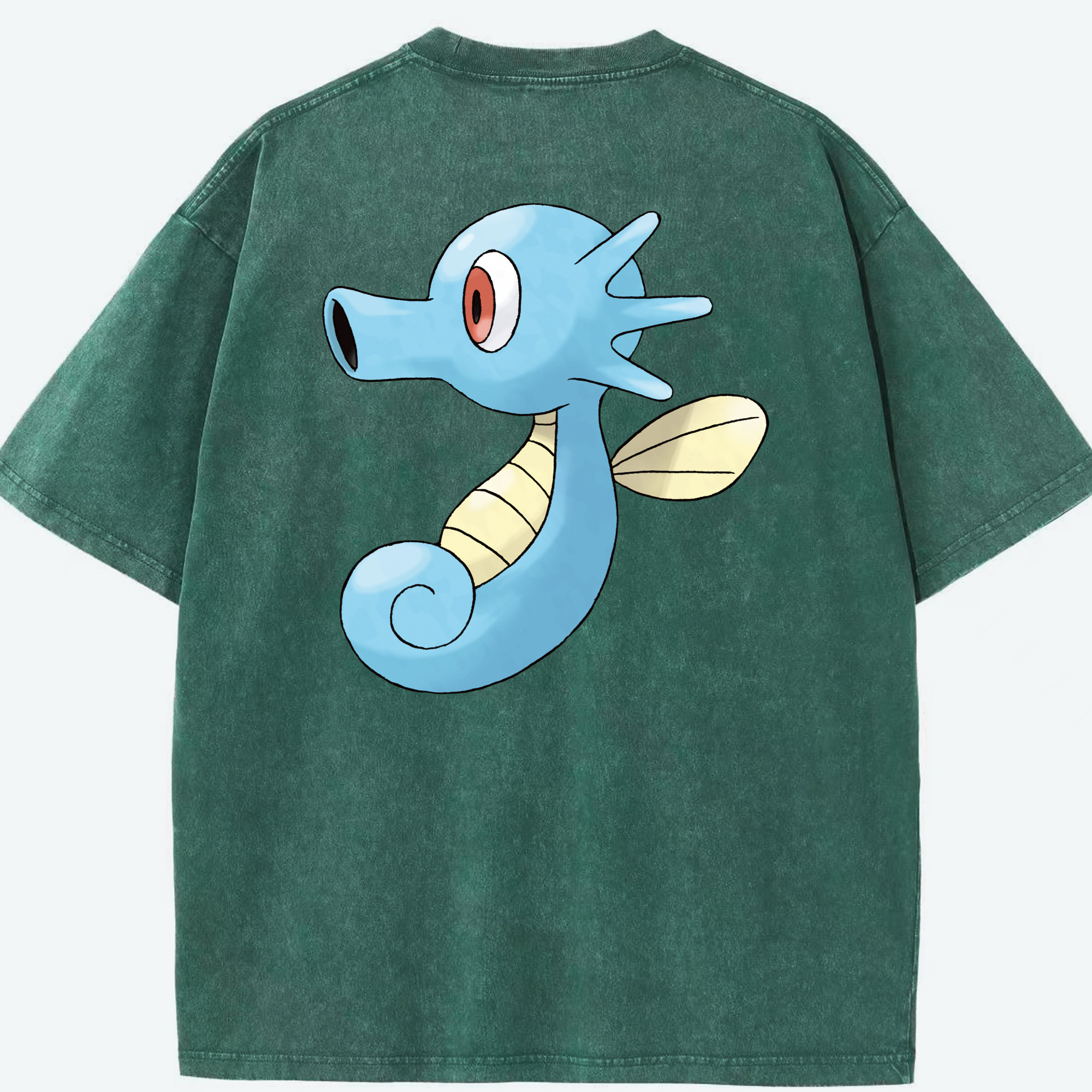 （画像用） ポケットモンスター Pokémon 綿100% ヴィンテージ風 半袖Tシャツ（背面プリント）